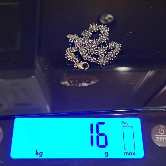 Sterling “splash” bracelet OOAK - Picture 4 of 6